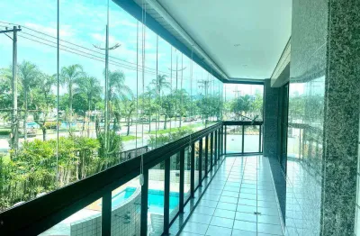 Apartamento 4 suites com sacada frente pro mar bairro aparecida 2 vagas