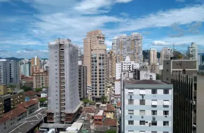Apartamento 2 dormitórios 1 suíte varanda com vista livre 1 vaga gonzaga