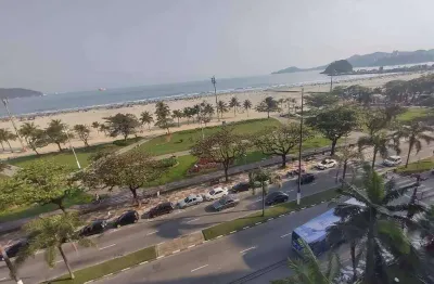 Apartamento 3 dormitórios bairro pompéia 2 vagas com vista total do  mar