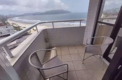 Flat 1 dormitório com vista para o mar 1 vaga de garagem lazer na cobertura