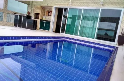 Cobertura gonzaga -vista do mar - 2 vagas privativas -piscina -oportunidade