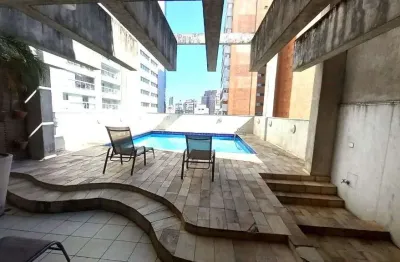 Comprar flat mobiliado em santos – porteira fechada | lazer completo | excelente para morar ou investir