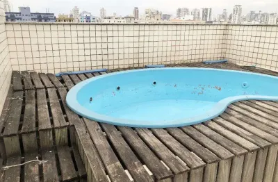 Cobertura 2 dormitórios com piscina e churrasqueira