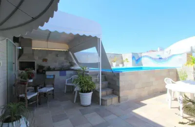 Cobertura com 3 dormitórios à venda, 270 m² por r$ 2.070.000,00 - josé menino - santos/sp