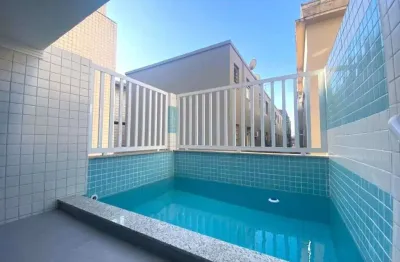 Casa sobreposta alta nova na aparecida, 3 quartos, (2 suítes), piscina, 2 vagas