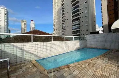 Apartamento garden no gonzaga, 3 quartos (1 suíte) com piscina, 2 vagas demarcadas