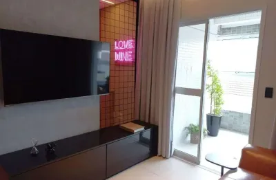 Apartamento com 1 dormitório à venda, 55 m² por r$ 637.000,00 - boqueirão - santos/sp