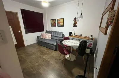 Comprar apartamento – 42 m² de 1 dormitório frente mar no gonzaga - santos/sp