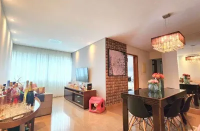 Apartamento no campo grande, 2 dormitórios (1 suíte), 1 vaga demarcada, 86 m²