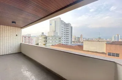 Apartamento frente de 3 dormitórios à venda, 163 m², andar alto - boqueirão, santos/sp