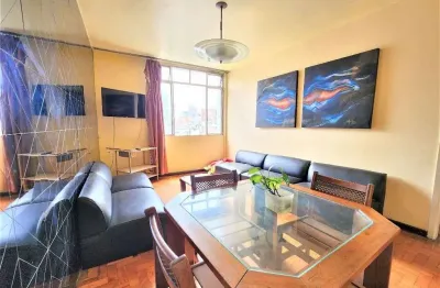 Apartamento com 2 dormitórios à venda, 110 m² - gonzaga - santos/sp