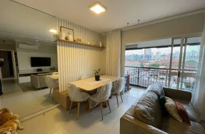 Apartamento Garden com 3 dormitórios à venda com 180 m² e 1 vaga no Gonzaga em Santos/SP