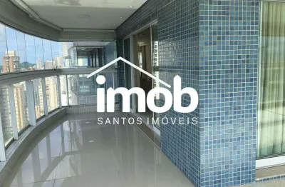 Apartamento à venda, 4 quartos, 4 suítes, 3 vagas, aparecida - santos/sp