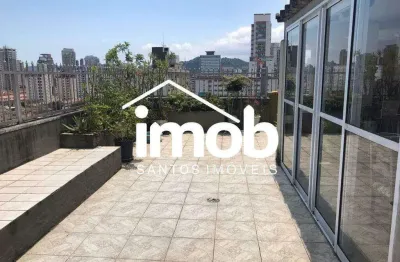 Venda | cobertura duplex de 3 dormitórios | boqueirão| santos