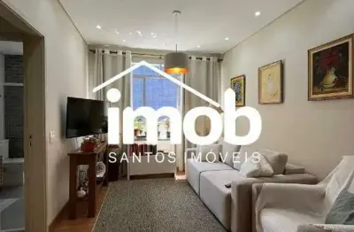 Apartamento no gonzaga, 3 quartos (1 suíte), andar alto, 1 vaga coletiva