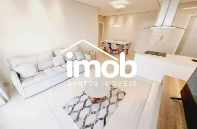 Locação - apartamento 1 dormitório mobiliado - edifício praiamar residence - aparecida - santos