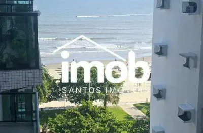 Locação - apartamento 3 dormitórios mobiliado - boqueirão - santos