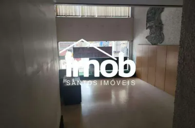 Loja térrea com mezanino à venda, 132 m² - gonzaga, santos/sp