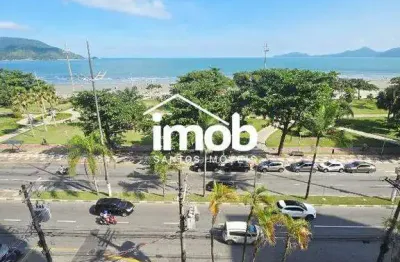 Venda - apartamento 2 dormitórios - vista total do mar - embaré - santos