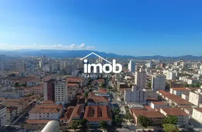 Apartamento de 2 dormitórios à venda com vista livre, 74 m² - embaré, santos/sp