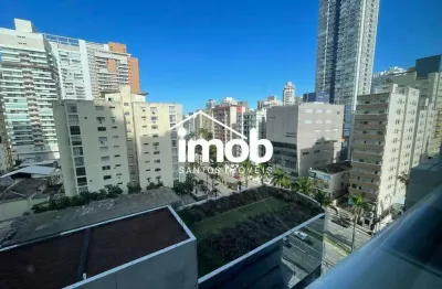 Apartamento no gonzaga, 2 quartos (2 suíte), 1 vaga demarcada, lazer completo, 87 m²