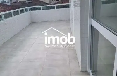 Apartamento novo (garden) no embaré, 2 quartos, lazer completo, 1 vaga demarcada