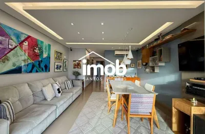 Apartamento à venda de 3 dormitórios, 109 m² no helbor sunshine - gonzaga, santos/sp