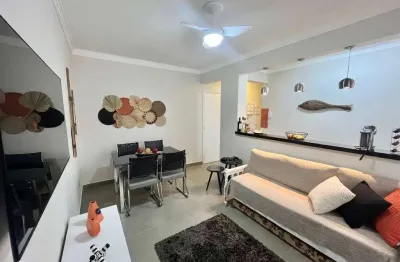 Apartamento de 1 dormitório à venda próximo à praia, 50 m², porteira fechada - Boqueirão, Santos/SP