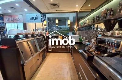 Ponto comercial à venda na Avenida Ana Costa, Gonzaga, Santos
