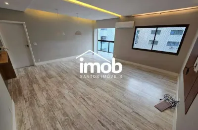 Venda - apartamento 3 dormitórios com vista mar - boqueirão - santos