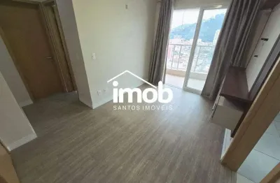 Apartamento de 1 dormitório à venda, próximo à praia, lazer completo - campo grande, santos/sp