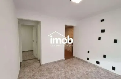 Apartamento com 2 quartos na aparecida em santos/sp