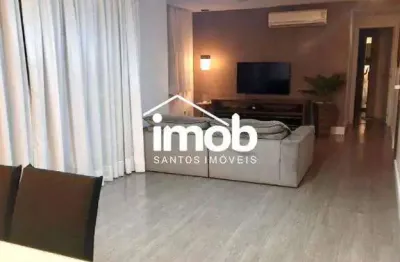 Apartamento vista mar com 3 quartos na ponta da praia em santos/sp
