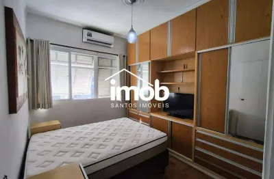 Apartamento de 2 quartos para alugar - vista mar - edifício portobelo - josé menino, santos/sp