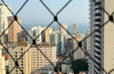 Apartamento à venda, vista mar, lazer completo - Castell Due Piazze - Gonzaga, Santos/SP