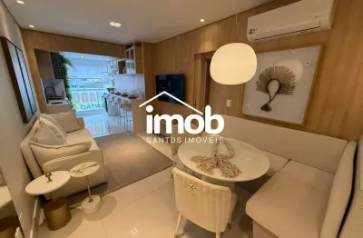 Apartamento porteira fechada, lazer completo e próximo a praia com 77 m² de área útil, contando com: