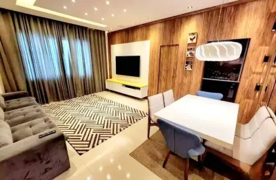 Casa Sobreposta Alta Duplex com 3 Dormitórios e Lazer Privativo na Vila Rica - Santos/SP