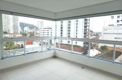 Apartamento com 2 suítes no campo grande em santos/sp