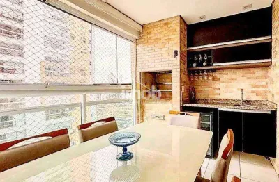 Apartamento andar alto com suíte e lazer completo na ponta da praia - santos/sp