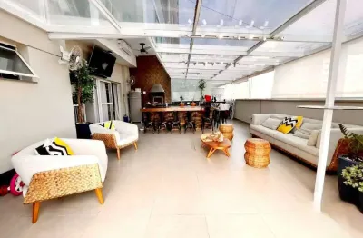 Apartamento Garden Alto Padrão com Área Gourmet e 2 Vagas no Campo Grande – Santos/SP