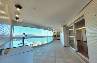 Apartamento de alto padrão com vista mar e varanda gourmet no embaré – condomínio cap ferrat