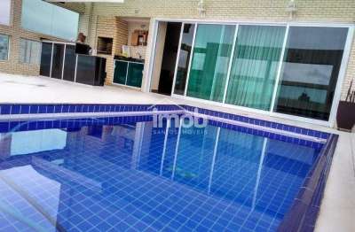 Cobertura gonzaga -vista do mar - 2 vagas privativas -piscina -oportunidade