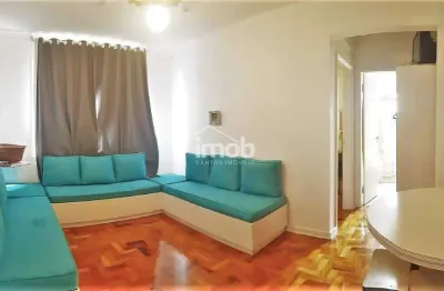Apartamento mobiliado próximo da praia em santos localizado no bairro do boqueirão.