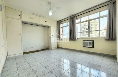 Apartamento tipo sala living à venda na ponta da praia, santos/sp – 1 vaga – ideal para moradia ou airbnb