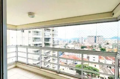 3 dormitórios, 1 suíte e 2 vagas – condomínio com lazer completo na vila belmiro - santos/sp