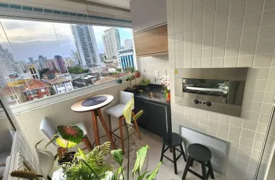 Apartamento com 2 Suítes, Varanda Gourmet e Lazer Completo no Boqueirão – Exclusividade Imob Santos