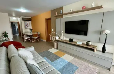 Apartamento vista mar com 3 suítes no boqueirão em santos/sp