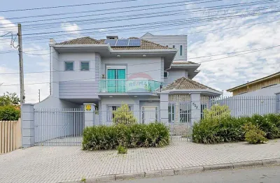 'casa com terreno, 5 quartos, suíte, espaço gourmet, pet e placas solares no capão raso'