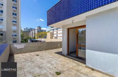 Cobertura no bairro petrópolis de 2 dormitórios e 2 vagas desocupada