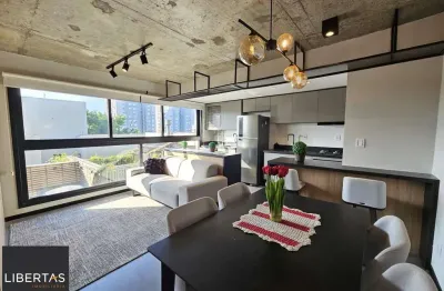 Studio mobiliado | 43m2 privativos | lindo e ensolarado | menino deus